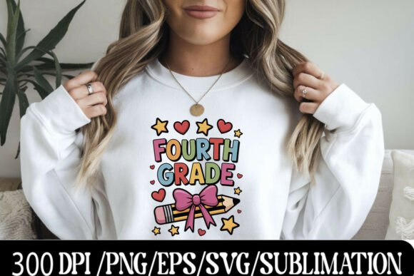 Colorful Fourth Grade Pencil Design for Every Classroom Need