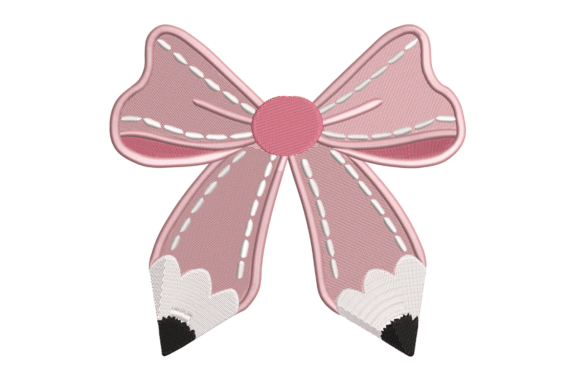Elevating Textile Artistry: The Strategic Value of the Pencil Bow Applique Design