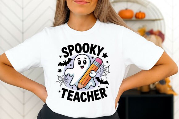 Friendly Ghost Holding a Pencil: A Versatile Asset for Creative Projects