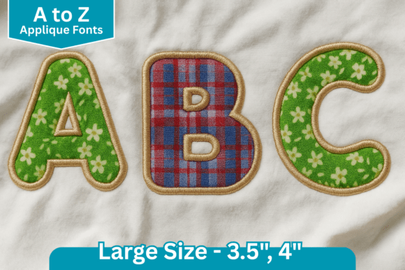 Rounded Applique Embroidery Font: A Practical Evaluation