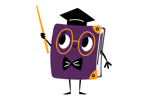 Smart Book: Character Wearing Graduation
