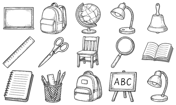 Transforming Educational Materials with the HandDrawn School Education Icon Set